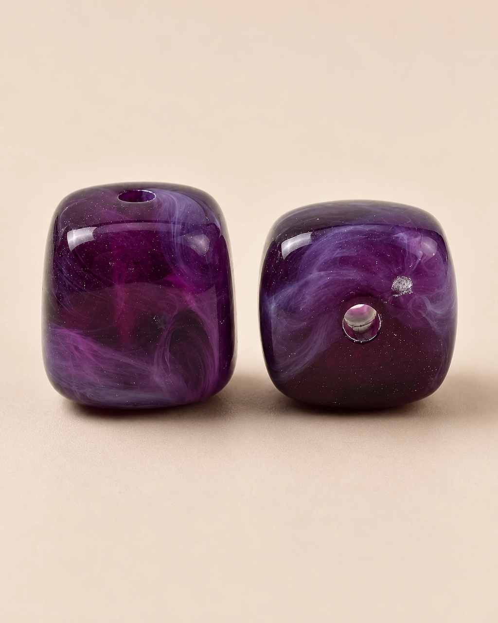 Perle acrylique Violet