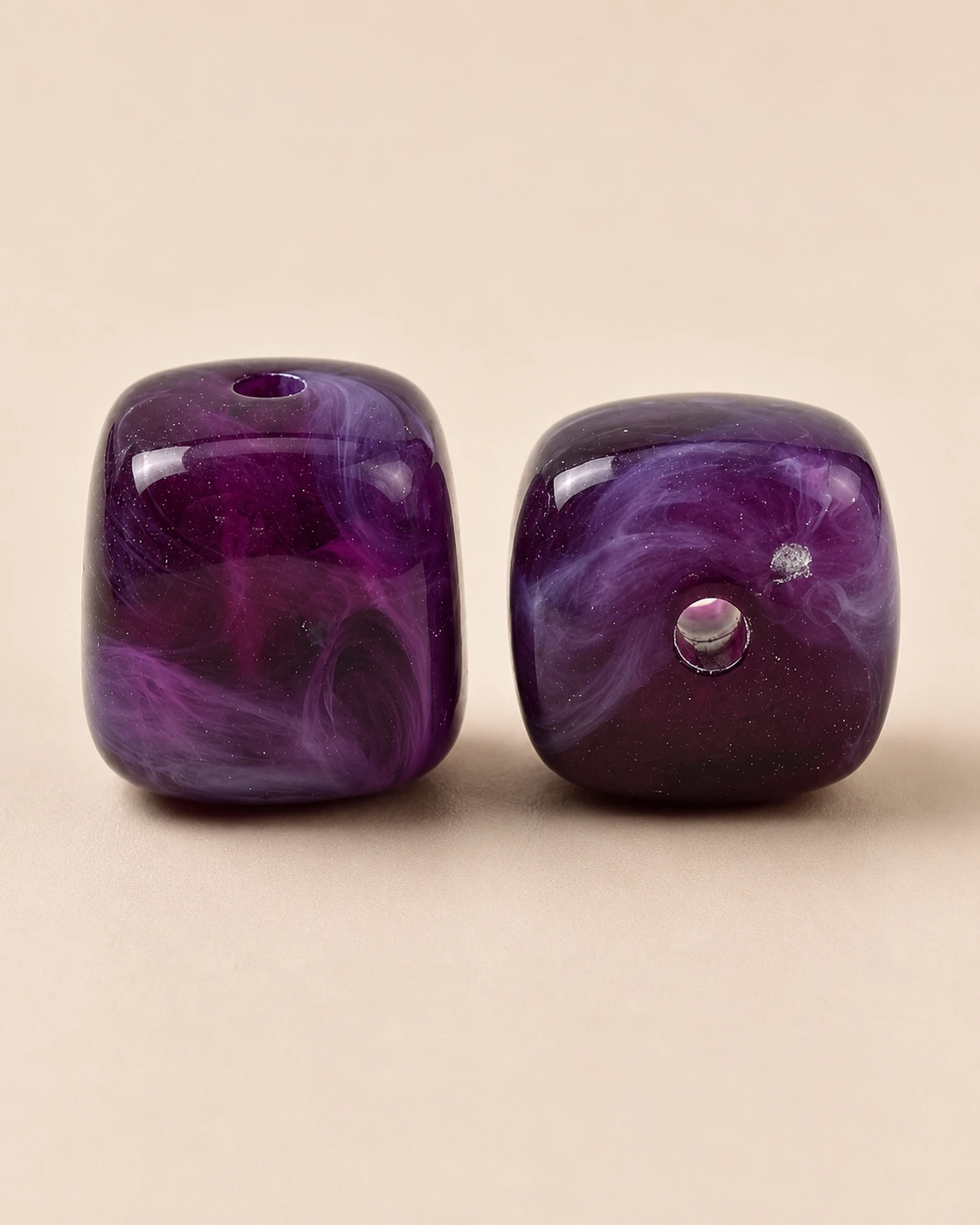 Perle acrylique Violet