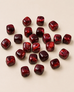 Perle acrylique Rouge bordeaux